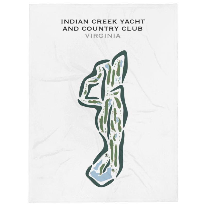 Indian Creek Yacht & Country Club, Virginia - Printed Golf Courses