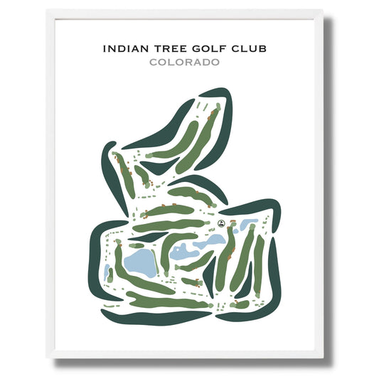 Indian Tree Golf Club, Colorado - Printed Golf Courses