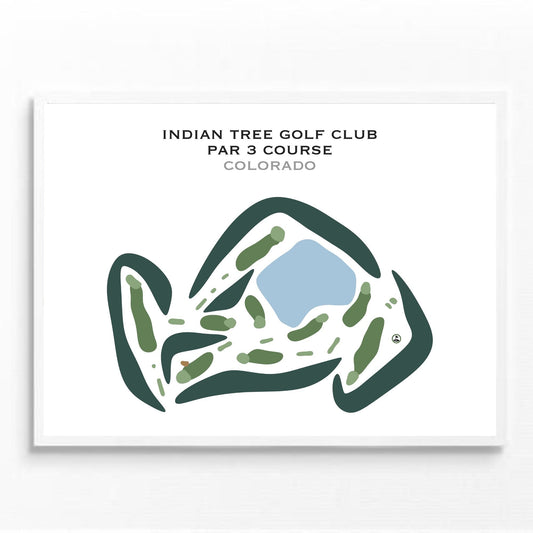 Indian Tree Golf Club - Par-3 Course, Colorado - Printed Golf Courses