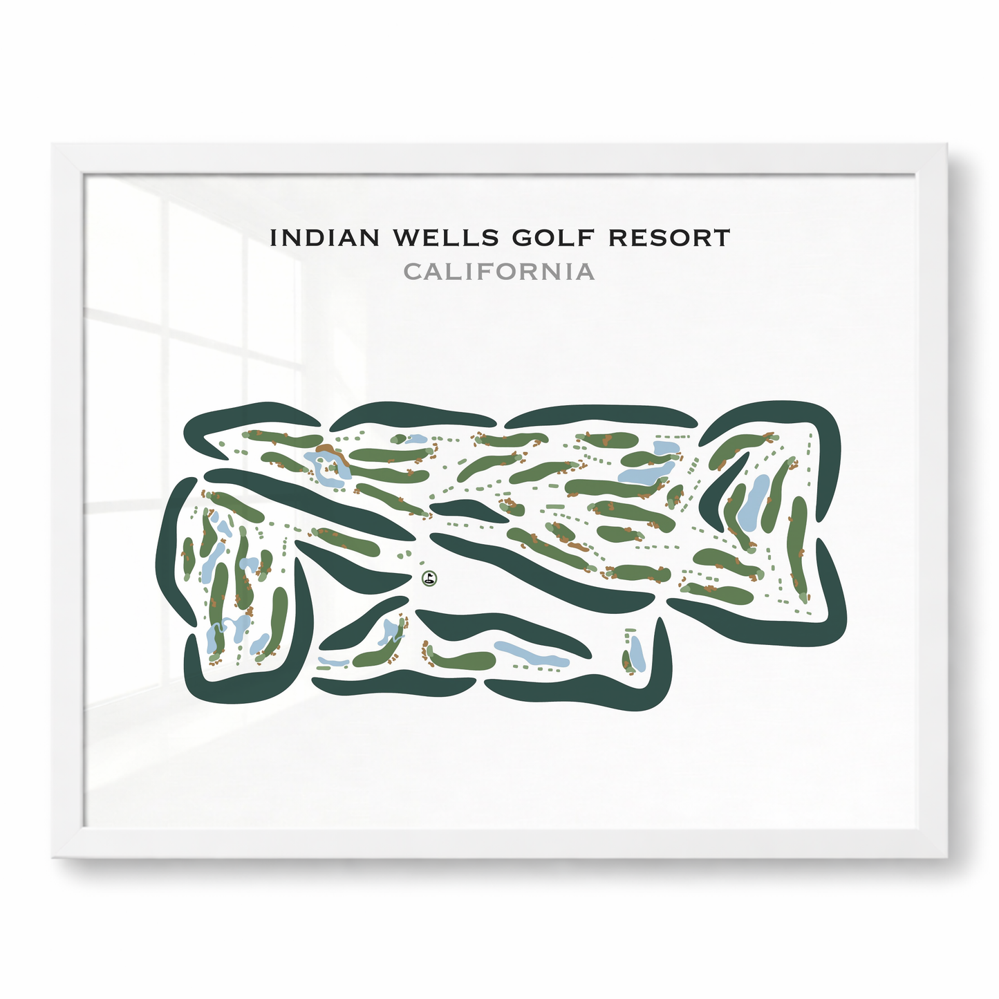 Indian Wells Golf Resort, California - Printed Golf Courses