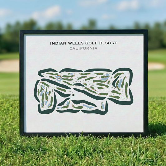 Indian Wells Golf Resort, California - Printed Golf Courses