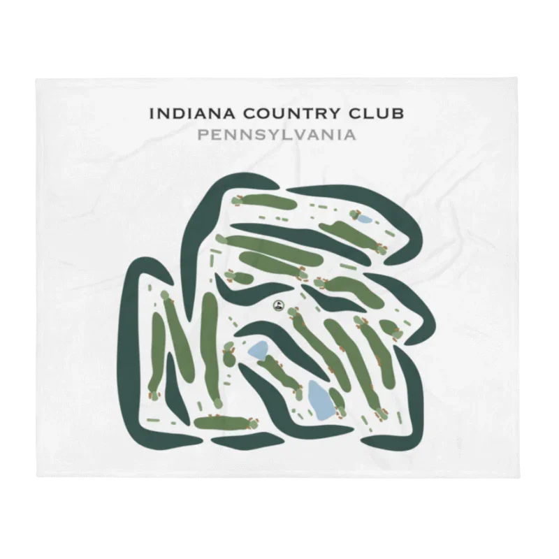 Indiana Country Club, Pennsylvania - Printed Golf Courses