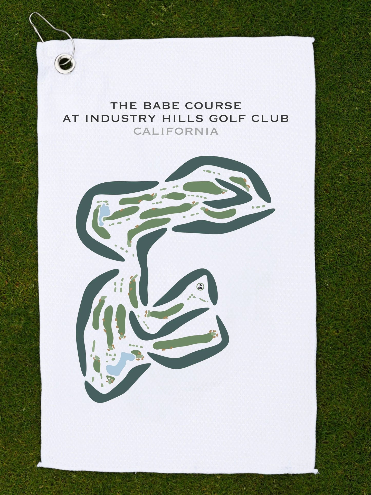 Industry Hills Golf Club At Pacific Palms Resort - The Babe, California - Printed Golf Courses