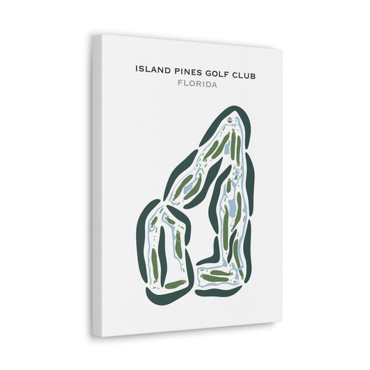 Island Pines Golf Club, Florida - Printed Golf Courses