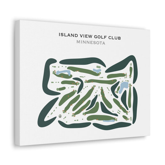 Island View Golf Club, Minnesota - Printed Golf Courses