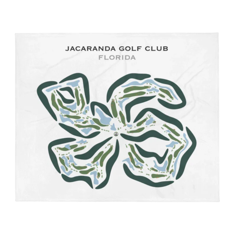 Jacaranda Golf Club, Florida - Printed Golf Courses