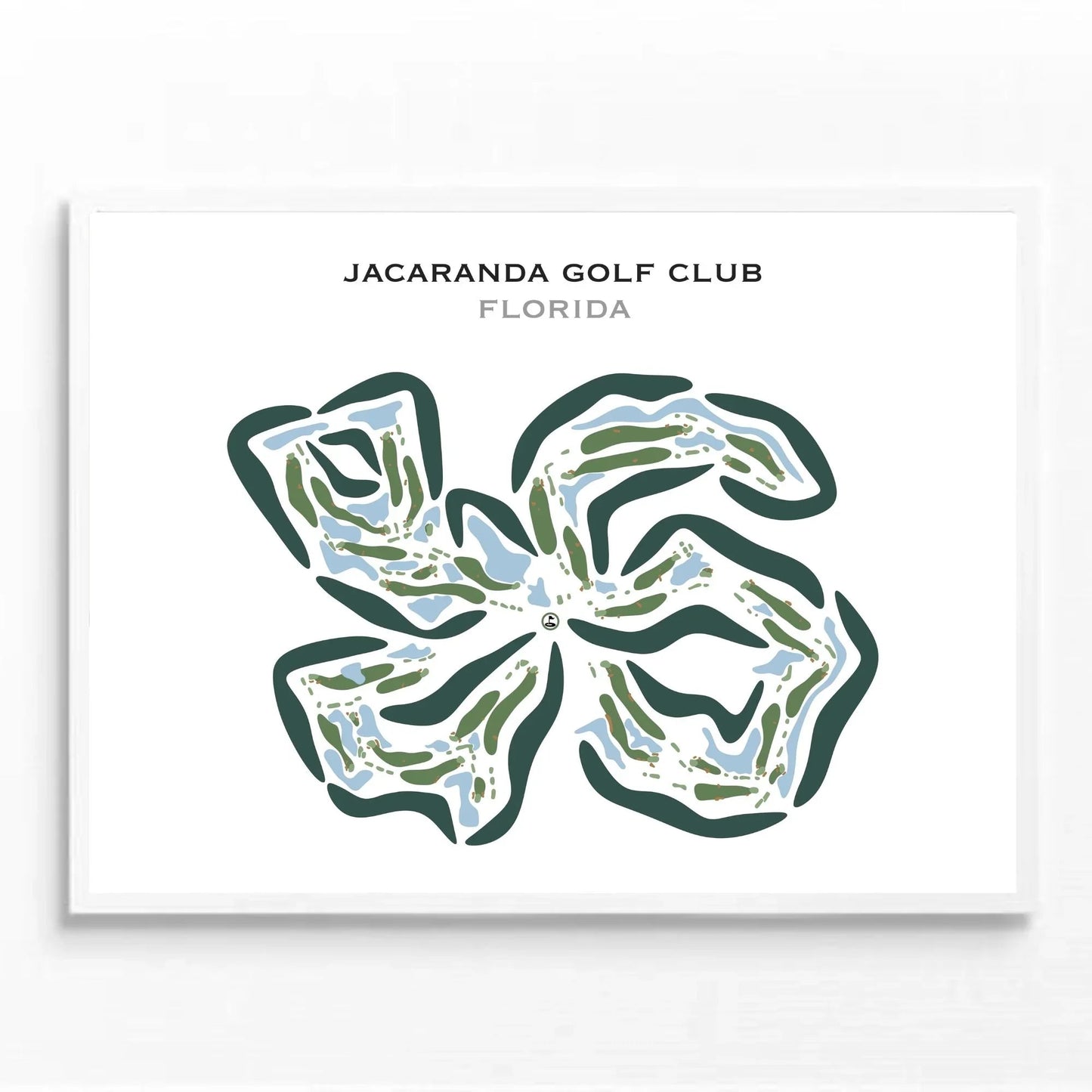 Jacaranda Golf Club, Florida - Printed Golf Courses