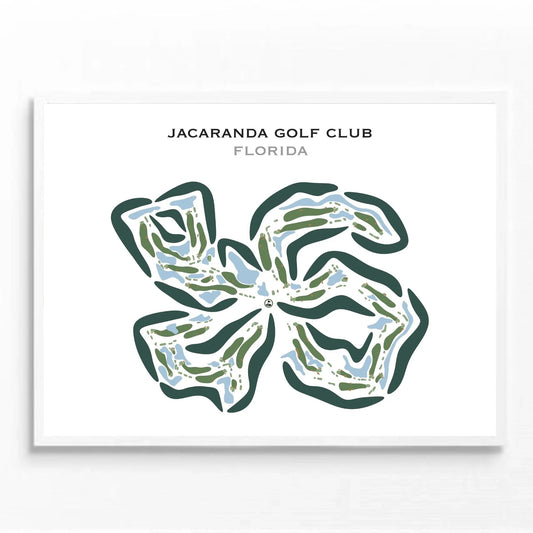 Jacaranda Golf Club, Florida - Printed Golf Courses