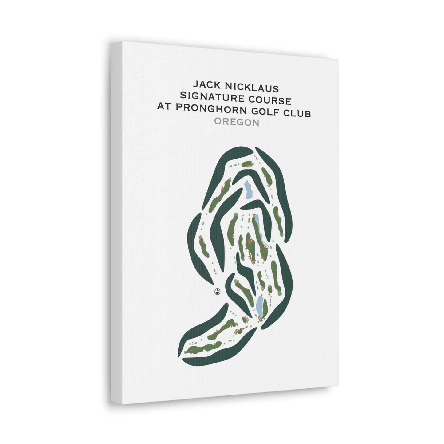 Jack Nicklaus Signature Course at Pronghorn Golf Club, Oregon - Printed Golf Courses