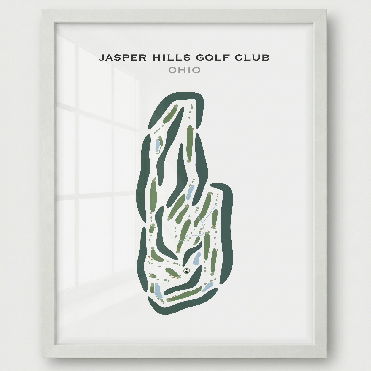 Jasper Hills Golf Club, Ohio - Printed Golf Courses