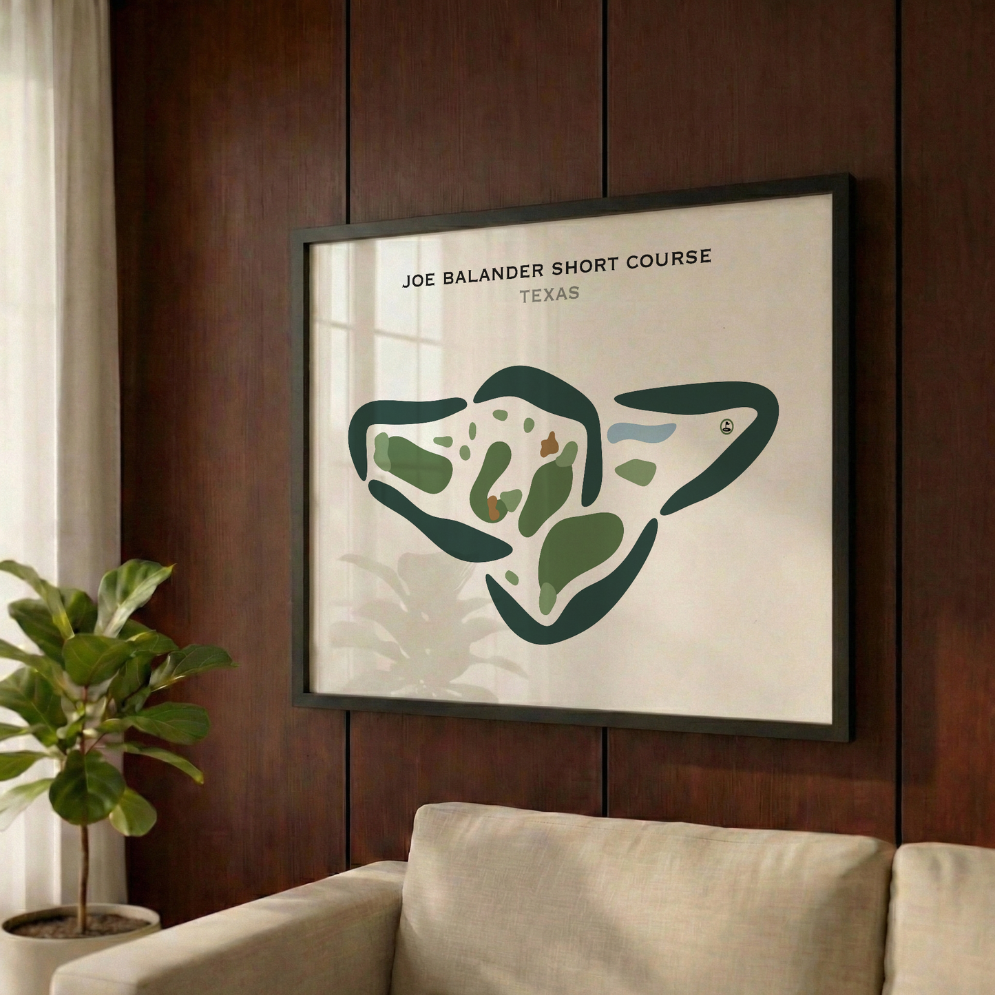 Joe Balander Short Course, Texas - Printed Golf Courses