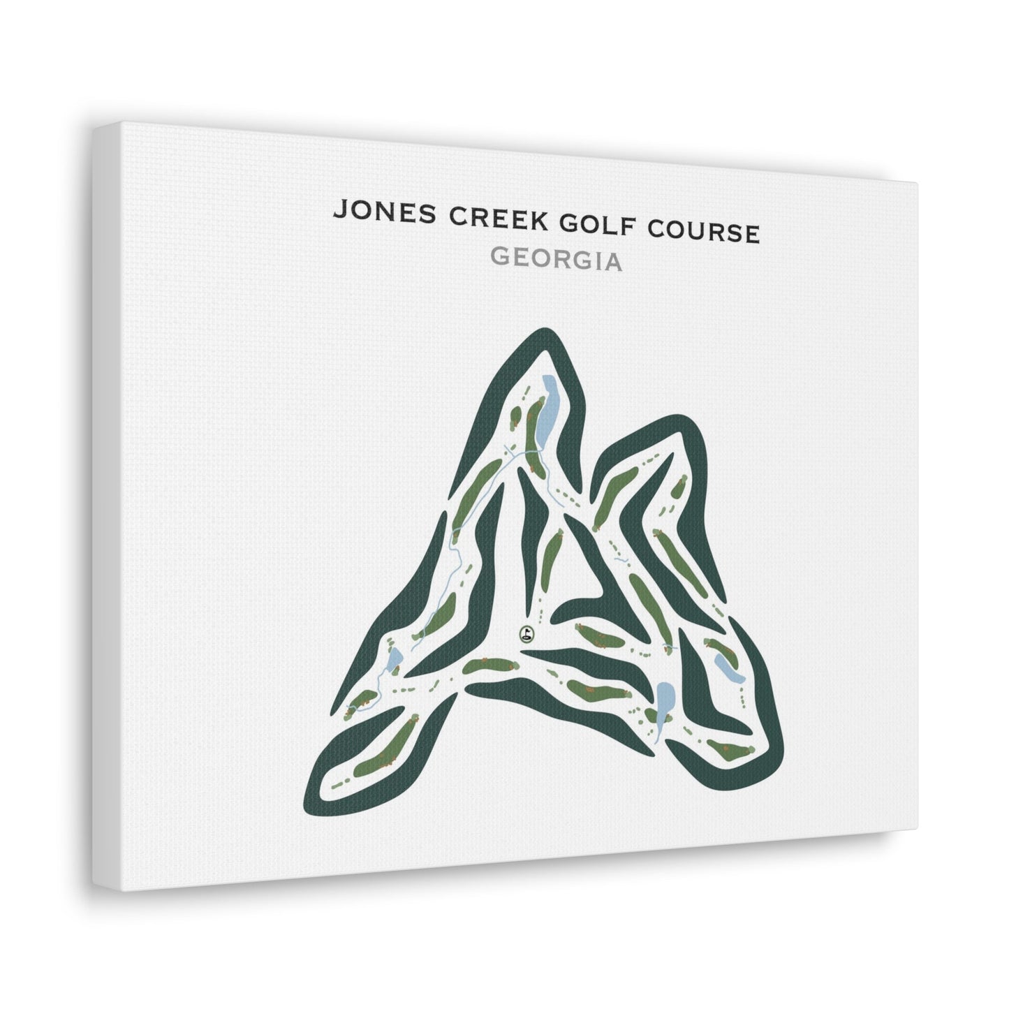 Jones Creek Golf Course, Georgia - Printed Golf Courses