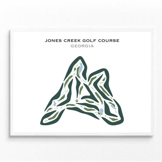 Jones Creek Golf Course, Georgia - Printed Golf Courses