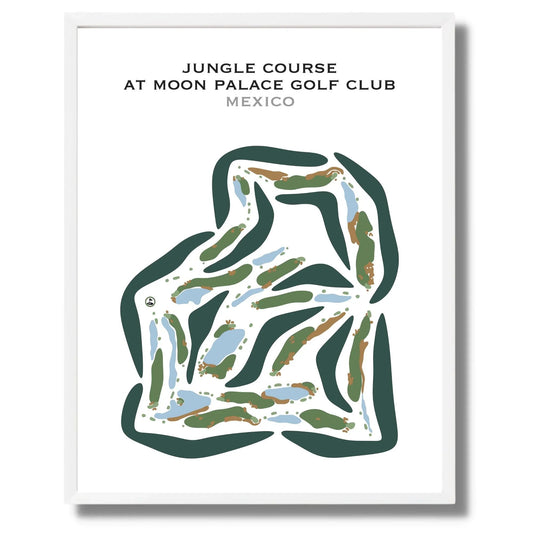 Jungle Course at Moon Palace Golf Club, Mexico - Printed Golf Courses