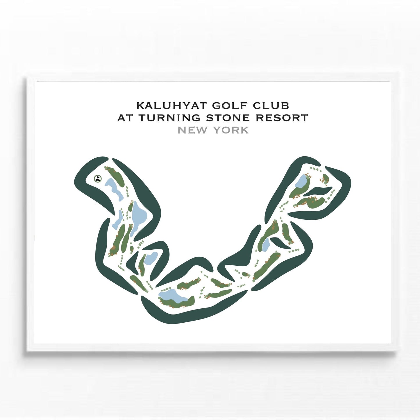 Kaluhyat Golf Club at Turning Stone Resort, New York - Printed Golf Courses