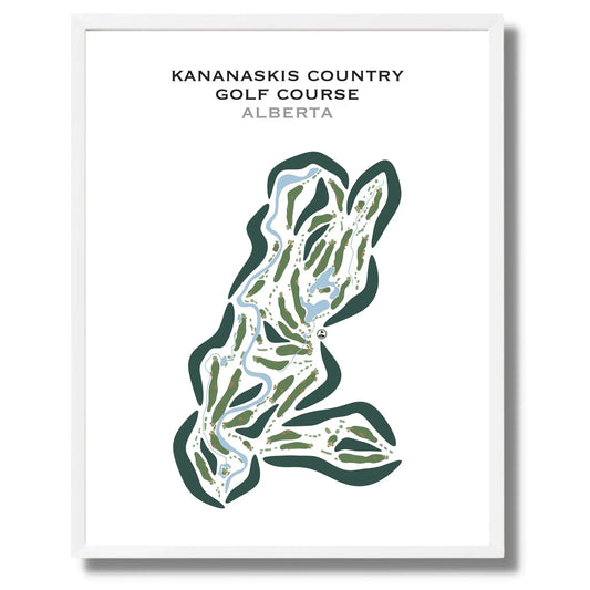 Kananaskis Country Golf Course, Alberta, Canada - Printed Golf Courses
