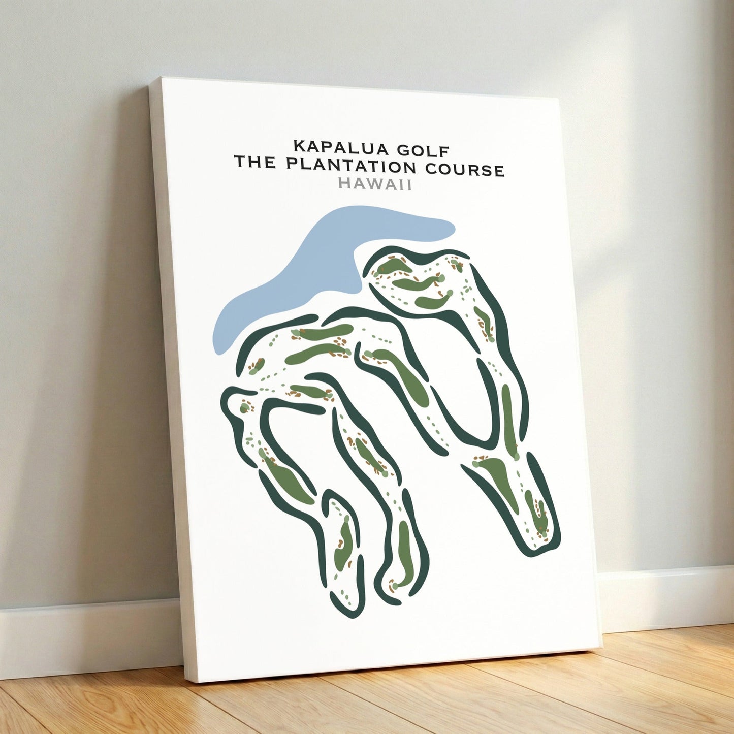 Kapalua Golf , The Plantation Course, Hawaii - Printed Golf Courses
