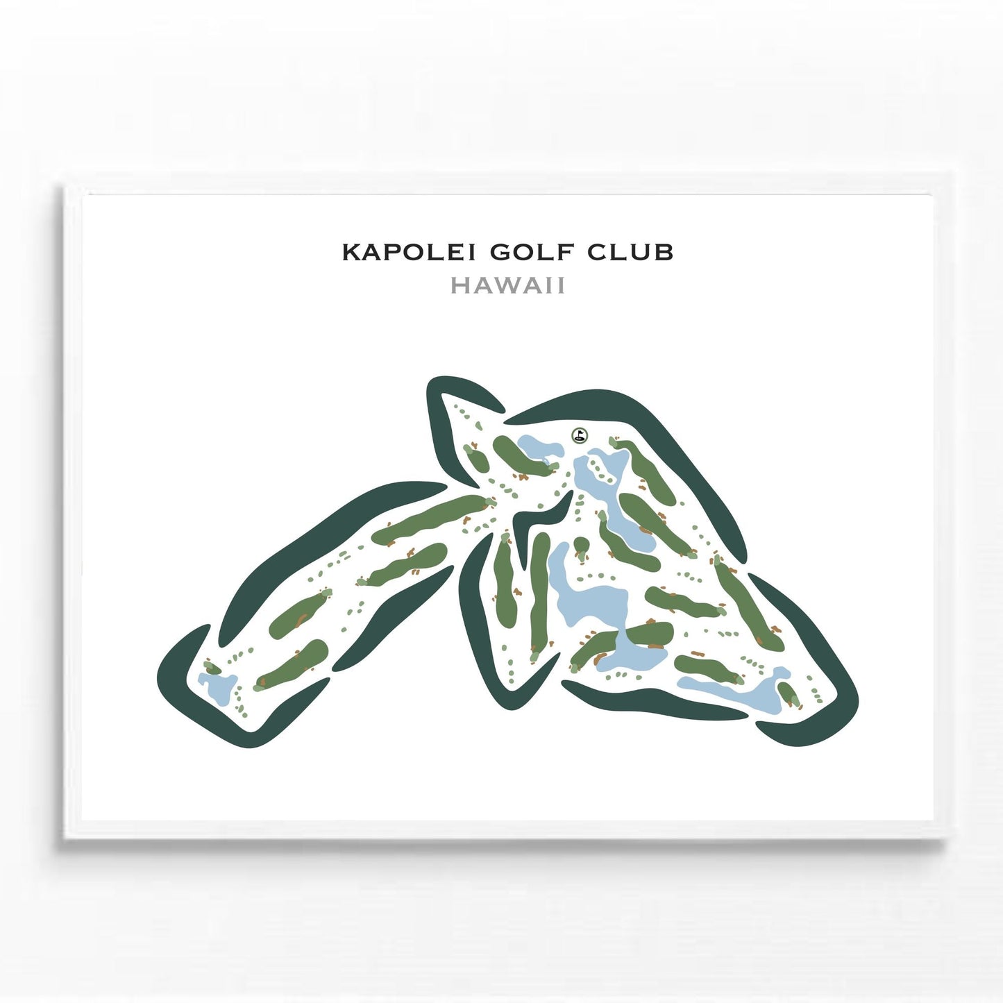 Kapolei Golf Club, Hawaii - Printed Golf Courses