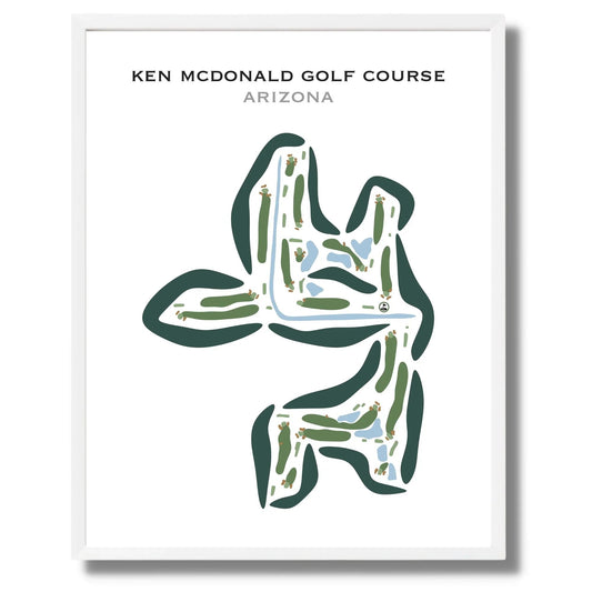 Ken McDonald Golf Course, Arizona - Printed Golf Courses