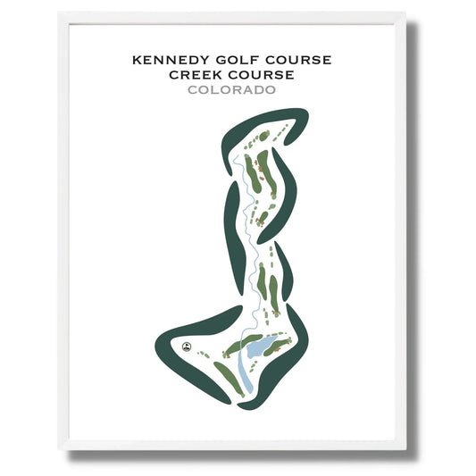 Kennedy Golf Course, Creek Course, Colorado - Printed Golf Courses