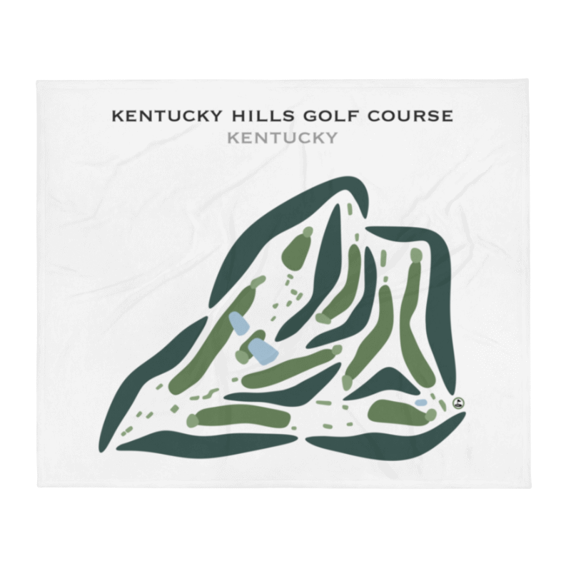 Kentucky Hills Golf Course, Kentucky - Printed Golf Courses