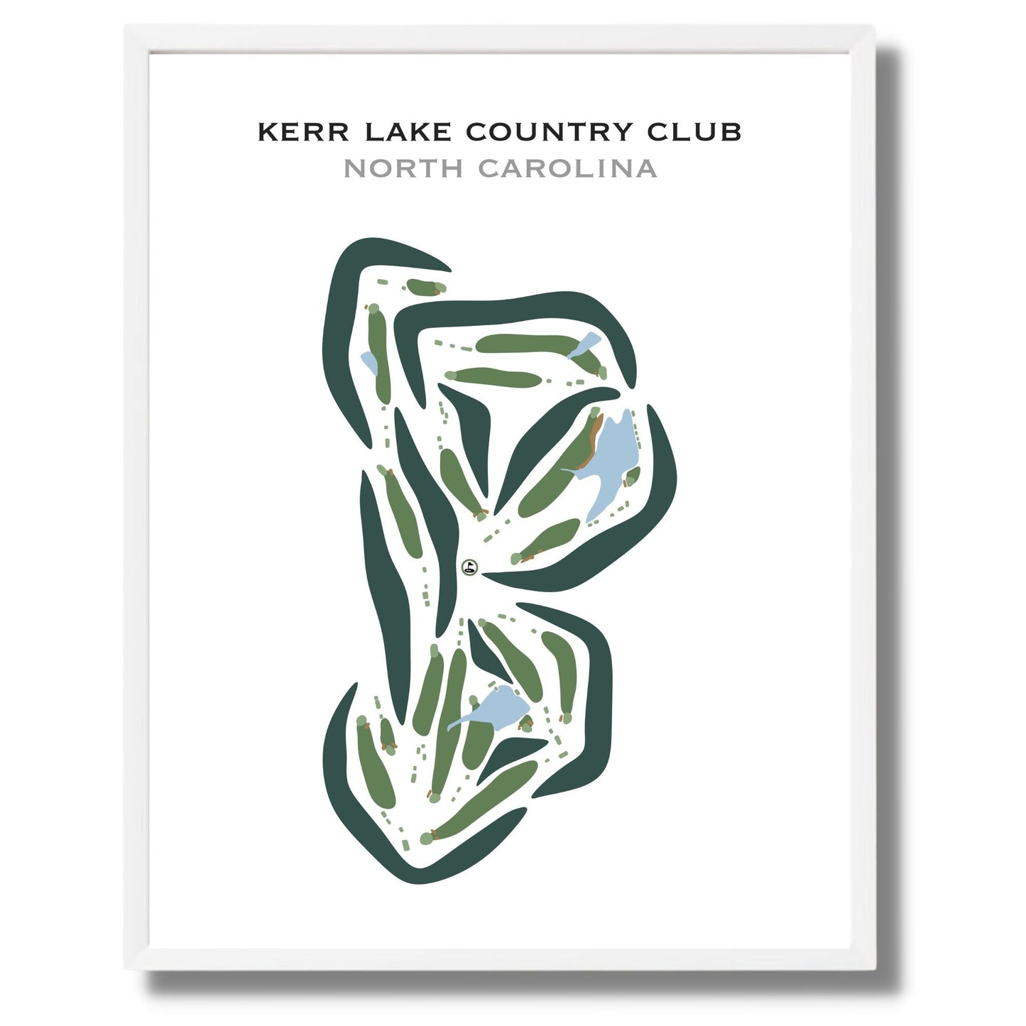 Kerr Lake Country Club, North Carolina - Printed Golf Courses