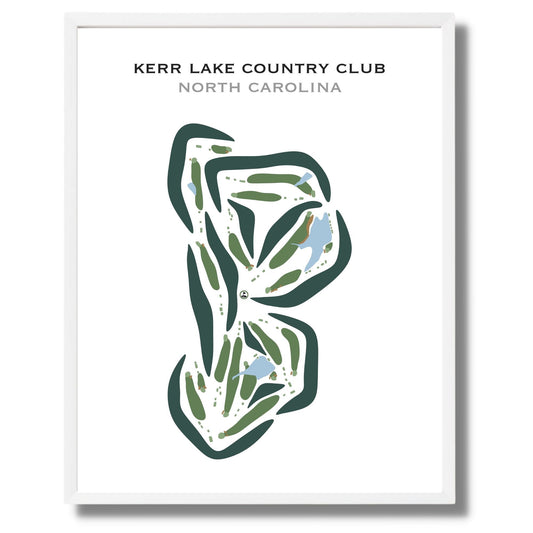 Kerr Lake Country Club, North Carolina - Printed Golf Courses