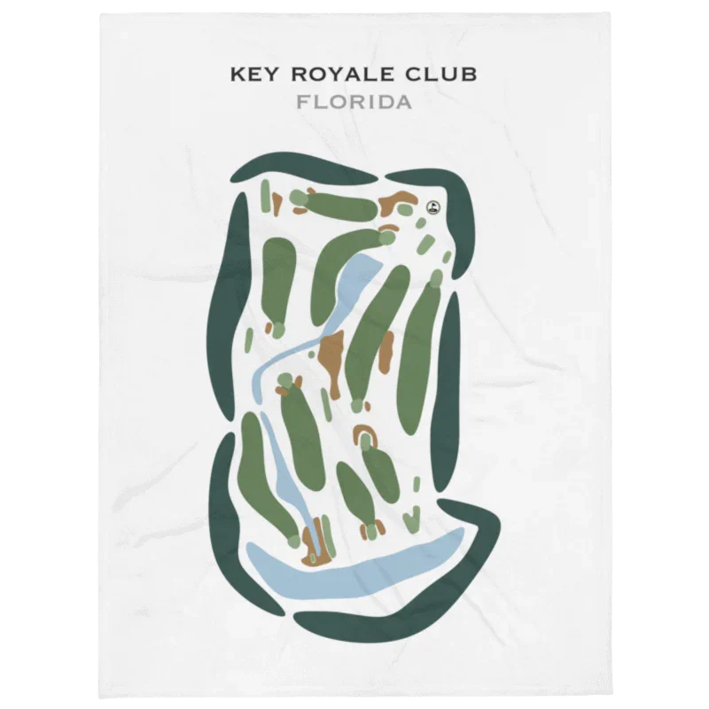 Key Royale Club, Florida - Printed Golf Courses