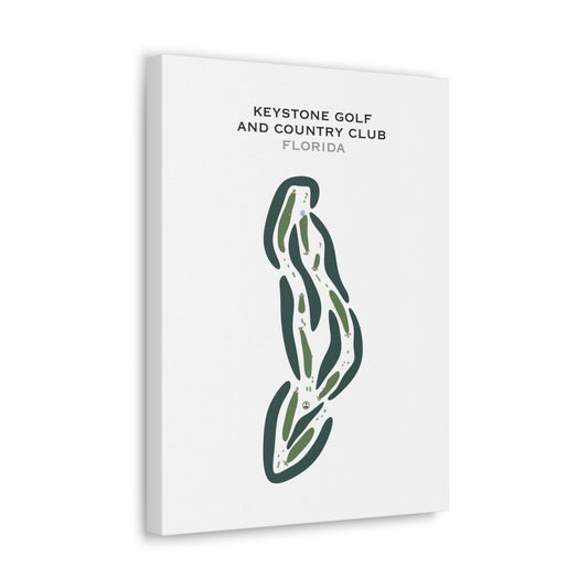 Keystone Golf & Country Club, Florida - Printed Golf Courses