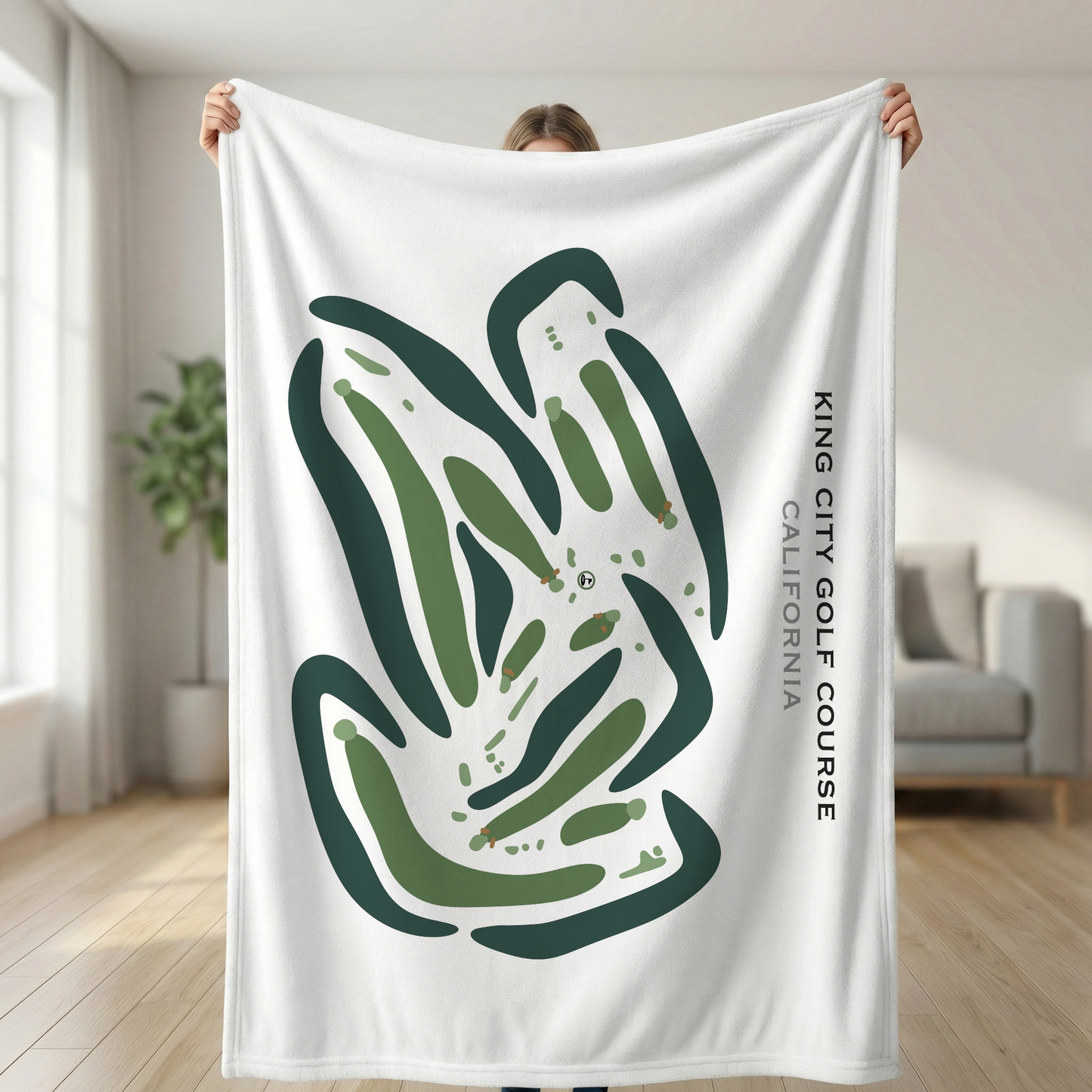 King City Golf Course, California - Printed Golf Courses