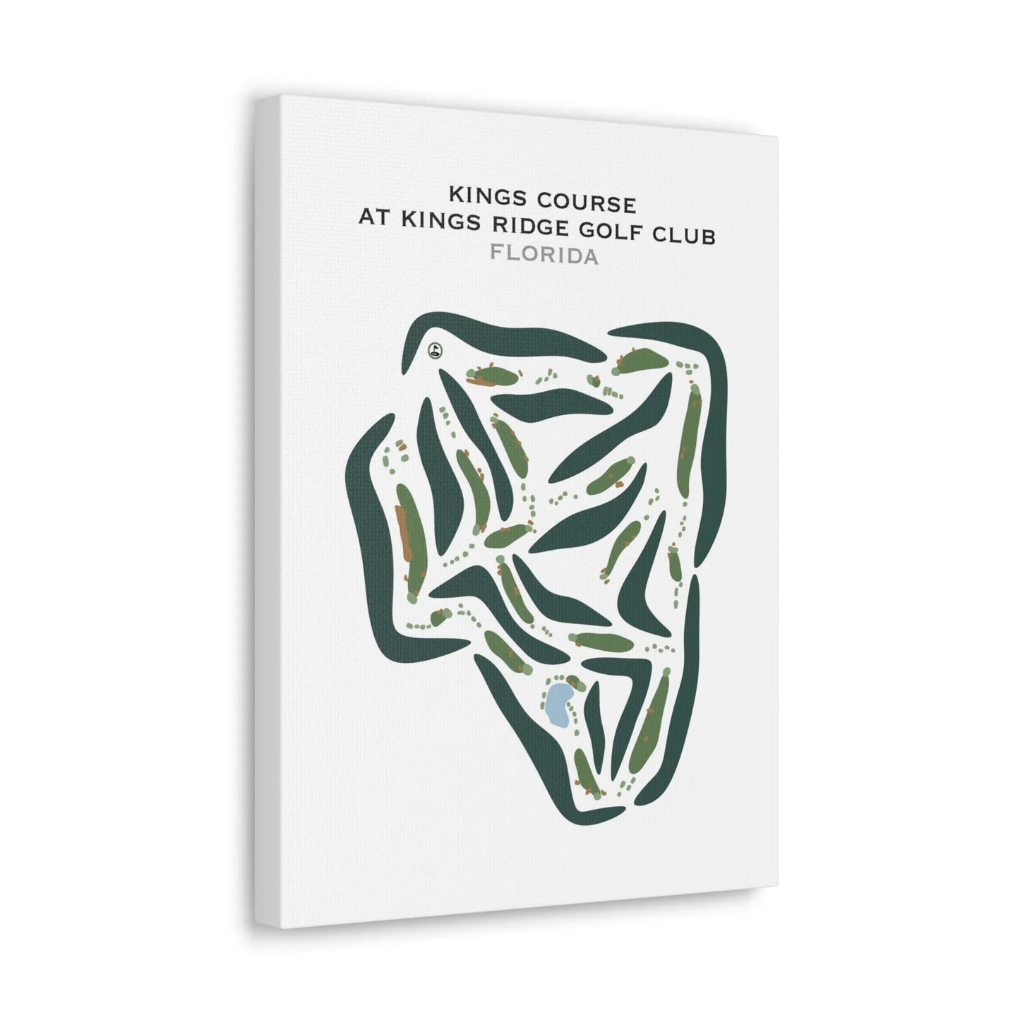 Ridge Course at Kings Ridge Golf Club, Clermont, Florida - Printed Golf Courses