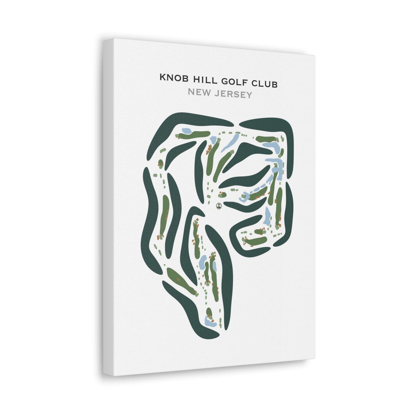 Knob Hill Golf Club, New Jersey - Printed Golf Courses