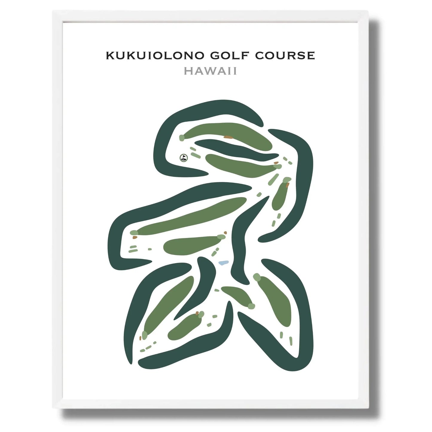 Kukuiolono Golf Course, Hawaii - Printed Golf Courses