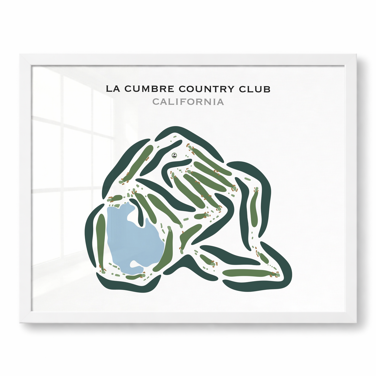 La Cumbre Country Club, California - Printed Golf Courses