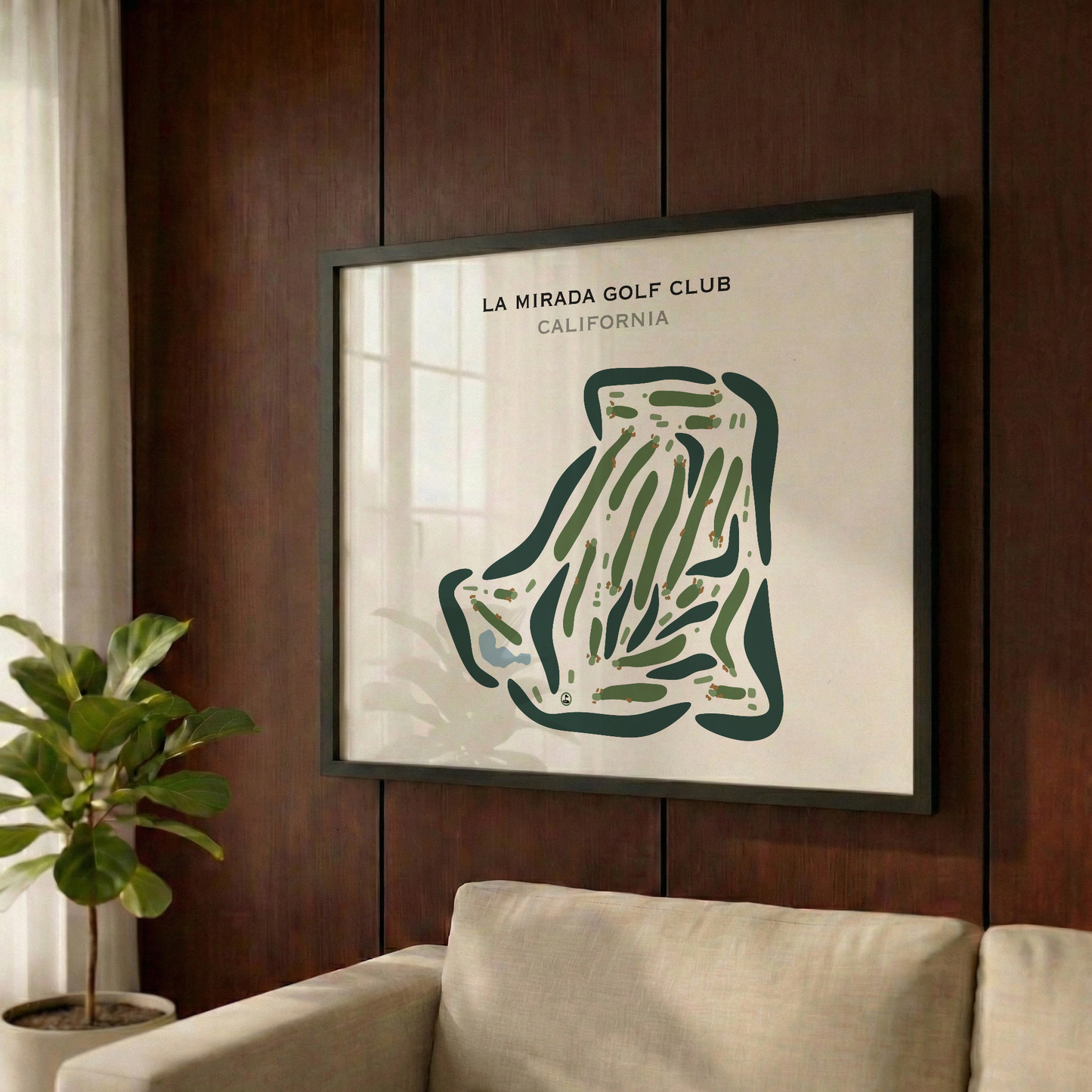 La Mirada Golf Club, California - Printed Golf Courses