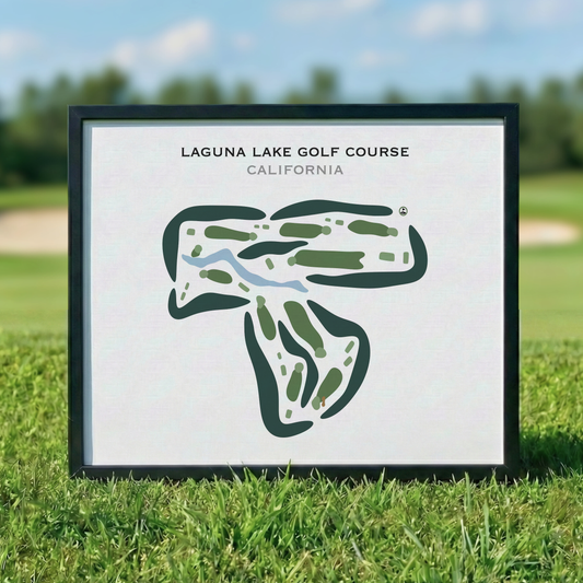 Laguna Lake Golf Course, California - Printed Golf Courses