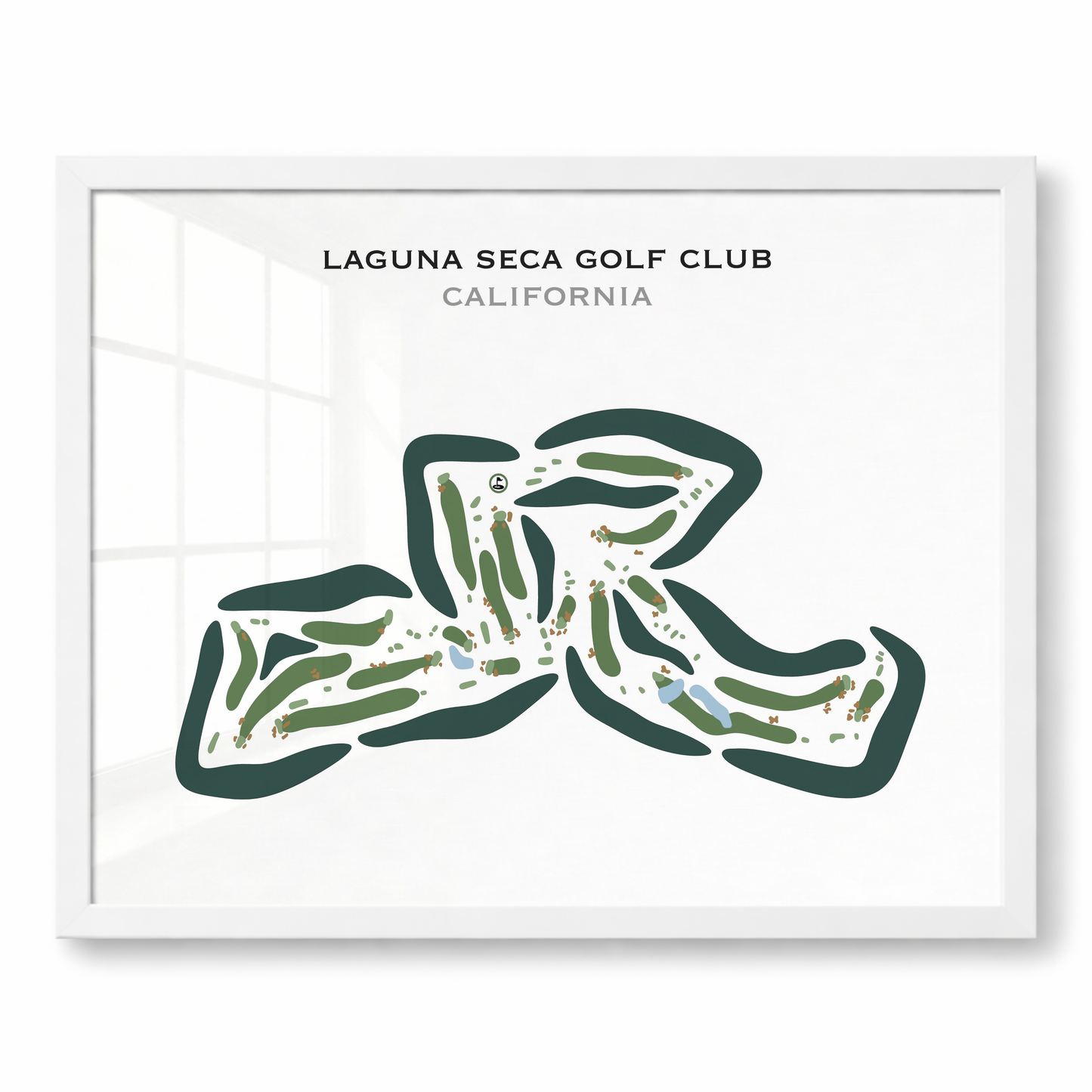Laguna Seca Golf Club, California - Printed Golf Courses
