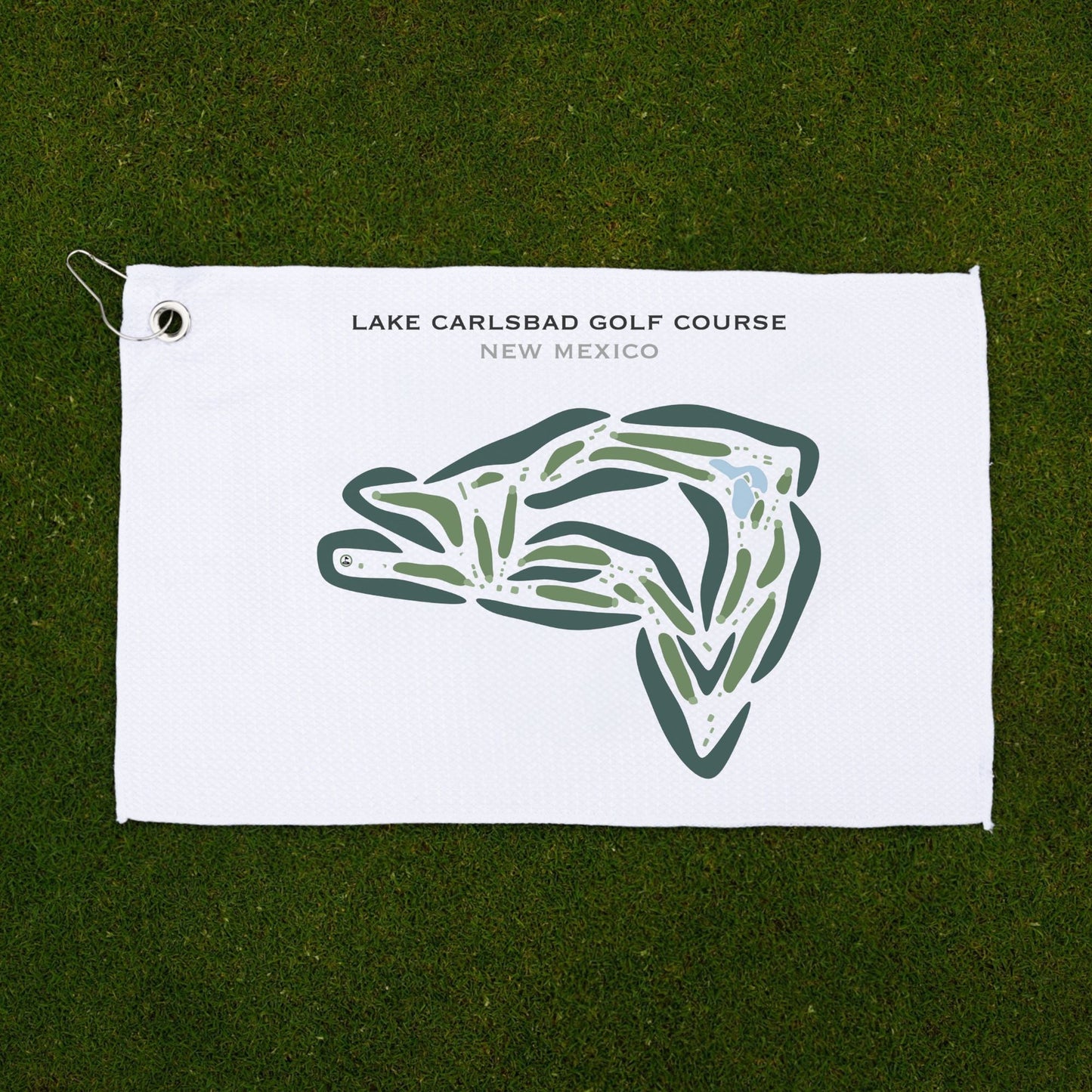 Lake Carlsbad Golf Course, New Mexico - Printed Golf Courses