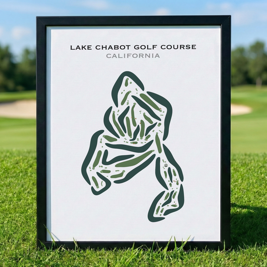 Lake Chabot Golf Course, California - Printed Golf Courses
