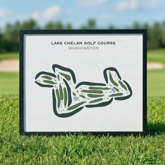 Lake Chelan Golf Course, Washington - Printed Golf Courses