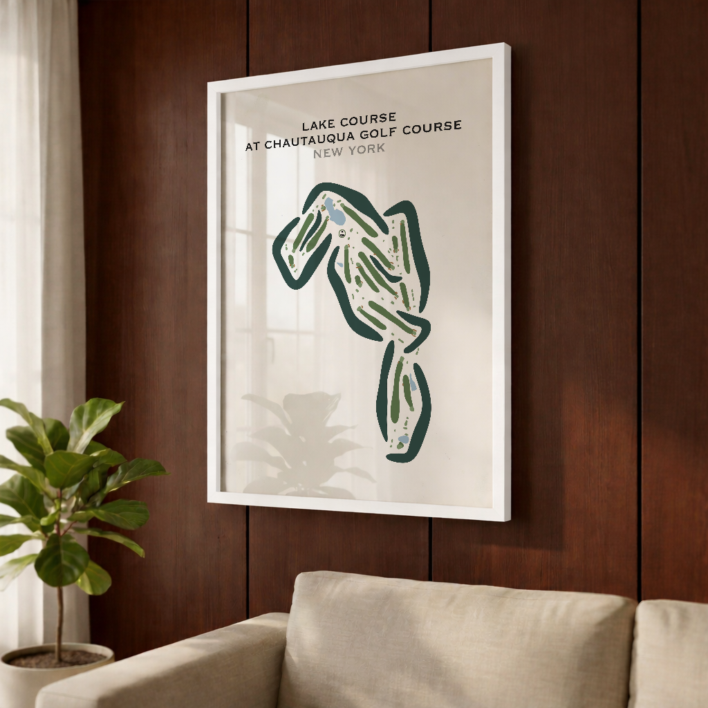 Lake Course at Chautauqua Golf Course, New York - Printed Golf Courses