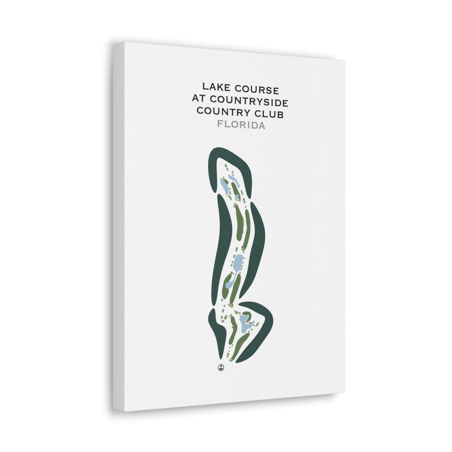 Lake Course at Countryside Country Club, Florida - Printed Golf Courses