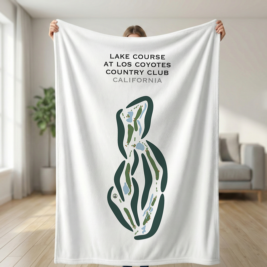 Lake Course at Los Coyotes Country Club, California - Printed Golf Courses