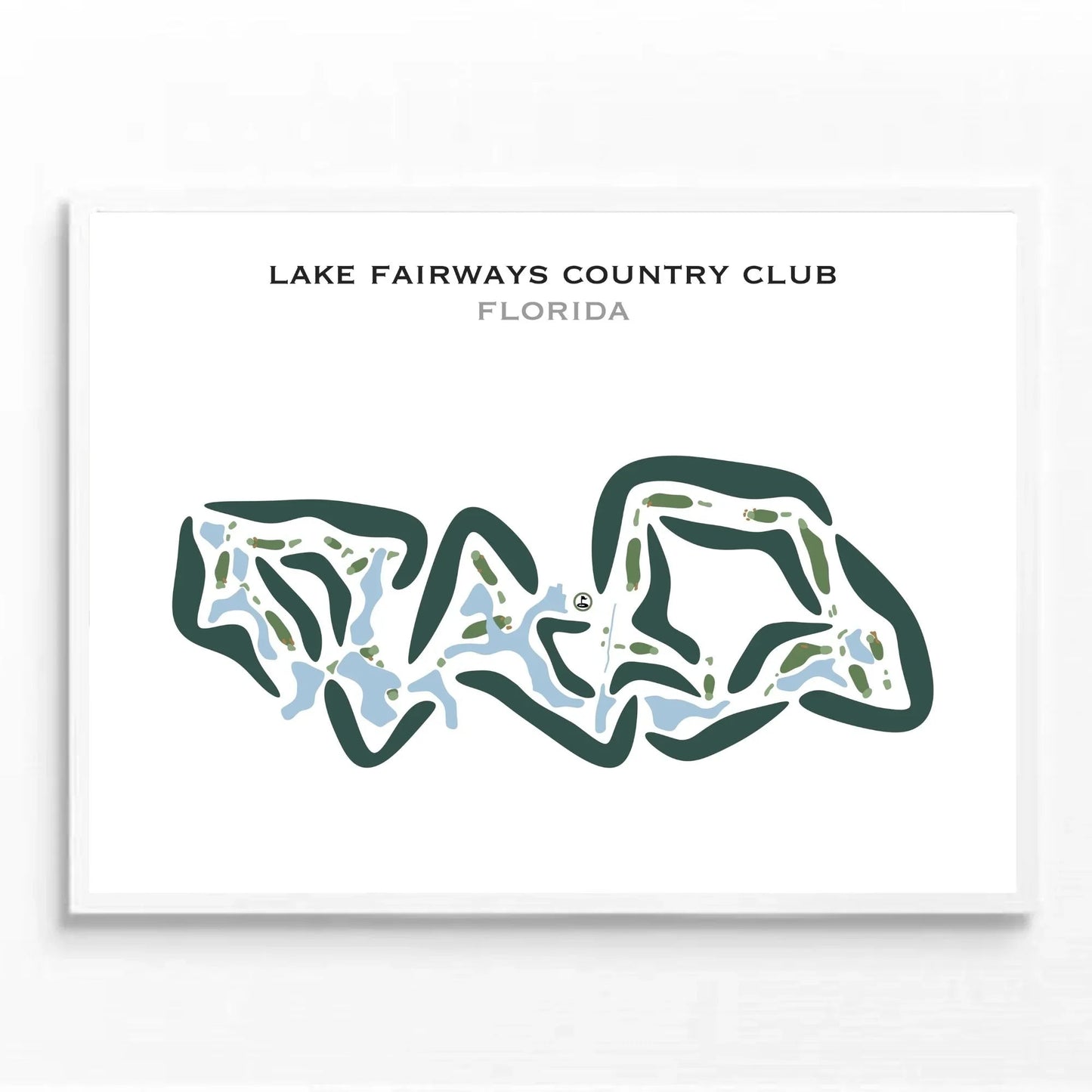 Lake Fairways Country Club, Florida - Printed Golf Courses