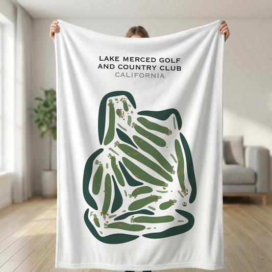 Lake Merced Golf & Country Club, California - Printed Golf Courses