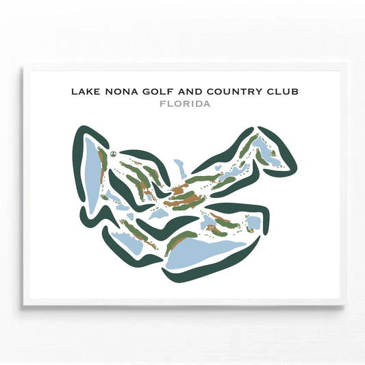 Lake Nona Golf & Country Club, Florida - Printed Golf Courses