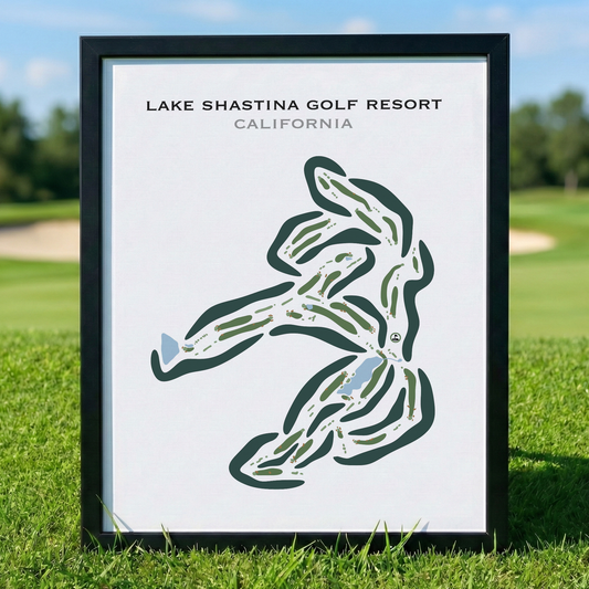 Lake Shastina Golf Resort, California - Printed Golf Courses
