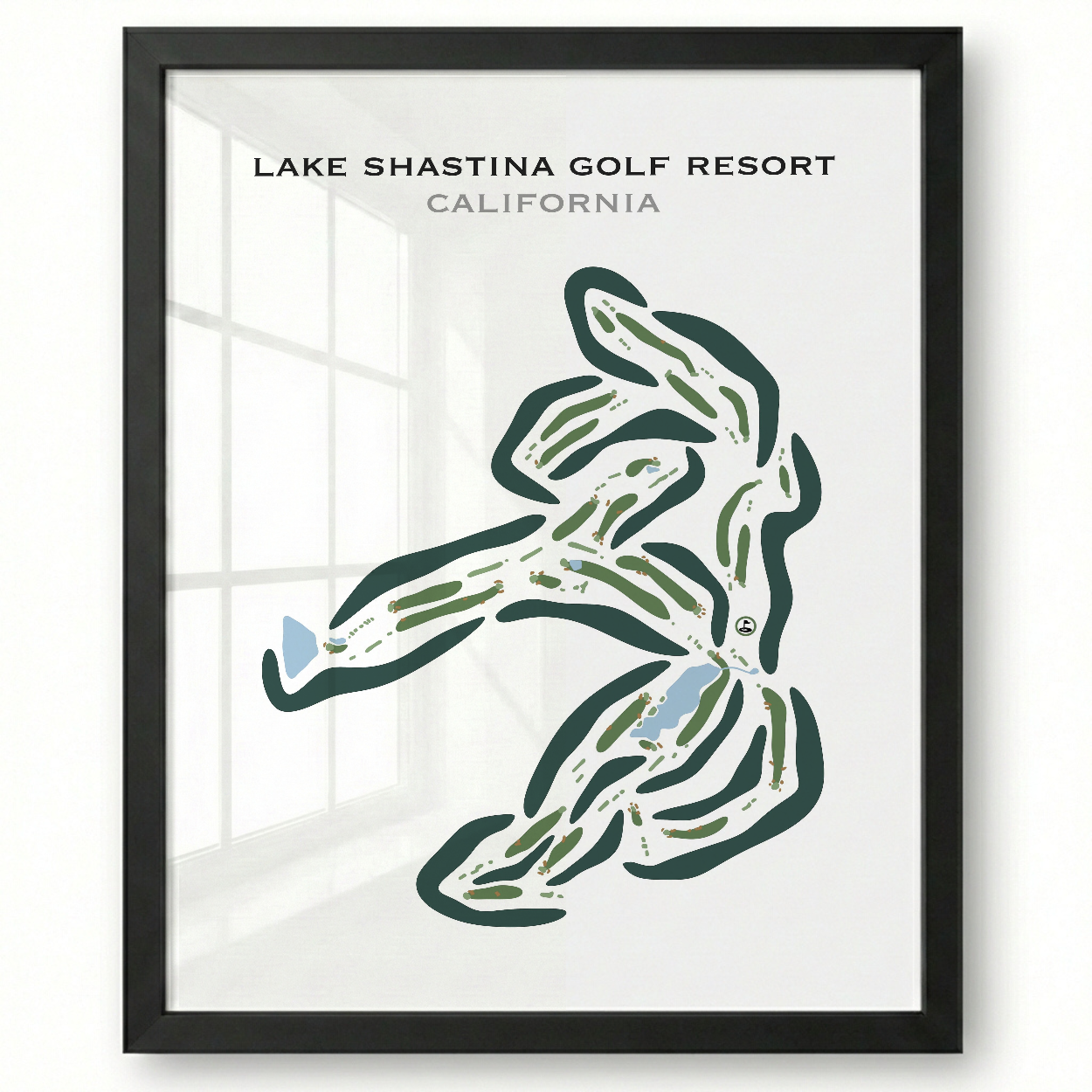 Lake Shastina Golf Resort, California - Printed Golf Courses