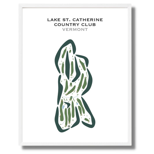Lake St. Catherine Country Club, Vermont - Printed Golf Courses