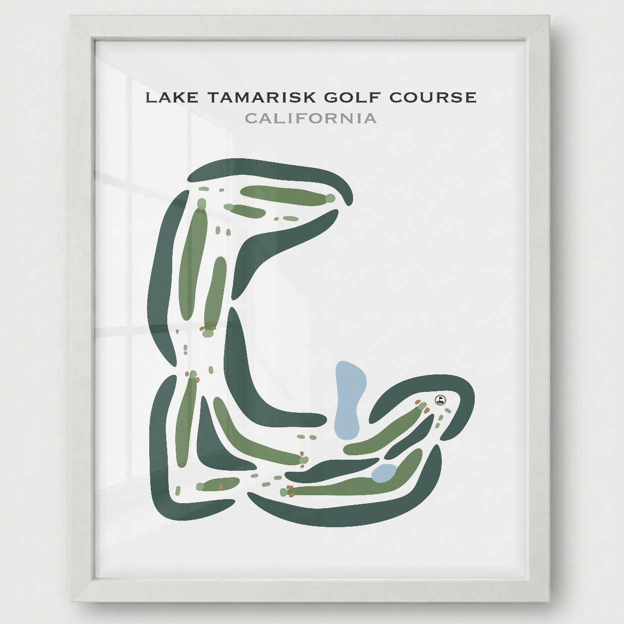 Lake Tamarisk Golf Course, California - Printed Golf Courses